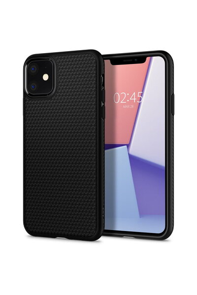 Spigen Θήκη για iPhone 11 - Liquid Air - Μαύρο Ματ