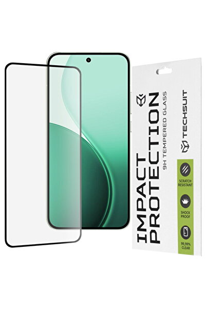 Techsuit Folie pentru Oppo Reno14 - 111D Full Cover / Sticlă cu adeziv integr...