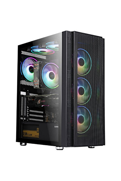 SERIOUX SRXC-QUANTUM, MiddleTower, Fara sursa, ATX, Negru