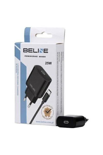 Beline BLNCB25C, USB-C, 25W, negru, 1m
