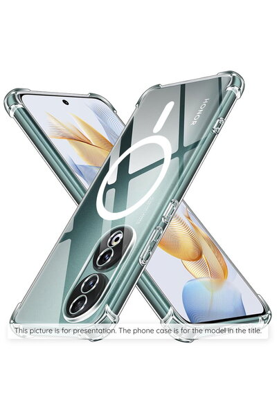 Techsuit Θήκη για Honor 400 - Αντικραδασμική Διαφανής Σιλικόνης MagSafe - Δια...