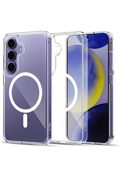Tech-Protect Θήκη FlexAir Hybrid MagSafe για Galaxy S25, με διαφανή πλάτη και...