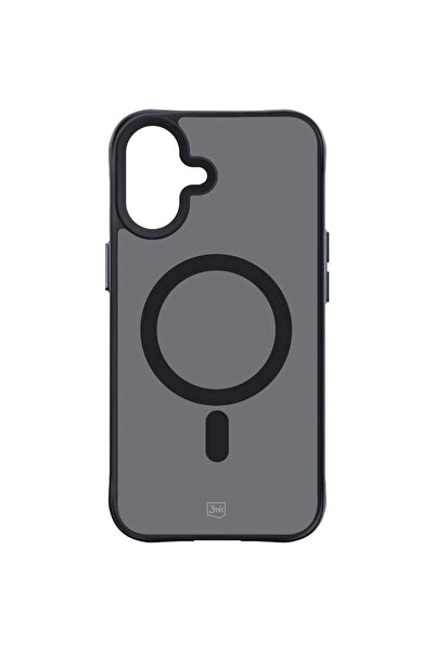 3MK MagSafe калъф за Apple iPhone 16, 3MK, Smoke MagCase, Черен