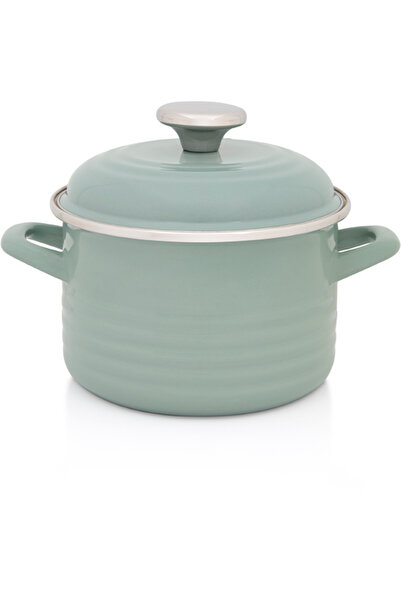 Metalac Oala 2l cu capac Standard Wave Verde Metalacemail/16cm/2l/verde pastel