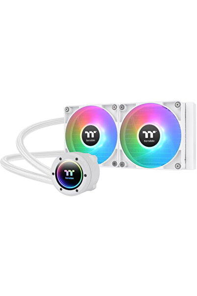 THERMALTAKE Cooler procesor TH240 V2, ARGB, 500-2000rpm, 25.8dBA, 2x12cm, Alb