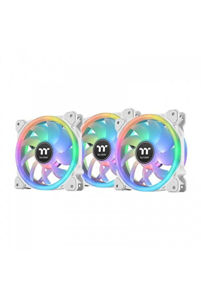 THERMALTAKE SwaFan 12 RGB fan + controller + replacement blades (reverse), snow