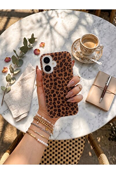 MustCase iPhone 16 Plus Uyumlu Leopar Desenli Kılıf Darbe Emici İnce Tasarım ...