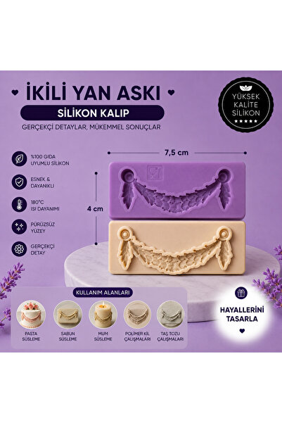 Dr.Paste Silikon Kalıp Ikili Yan Askı