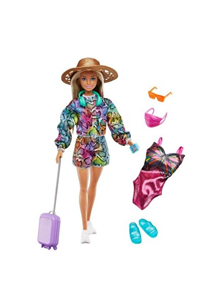 Barbie Tatile Gidiyor Bebeği HGM54
