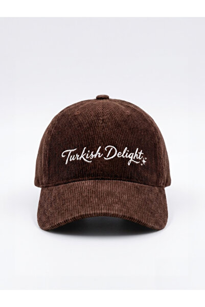 Hathub Club Turkish Delight Nakışlı Kadife Şapka / Kep