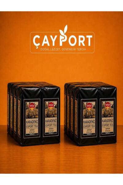 Doğuş Çay Doğuş Export Siyah Çay 500 gr x 20 Adet (10 Kg) Dökme Çay Toptan Av...