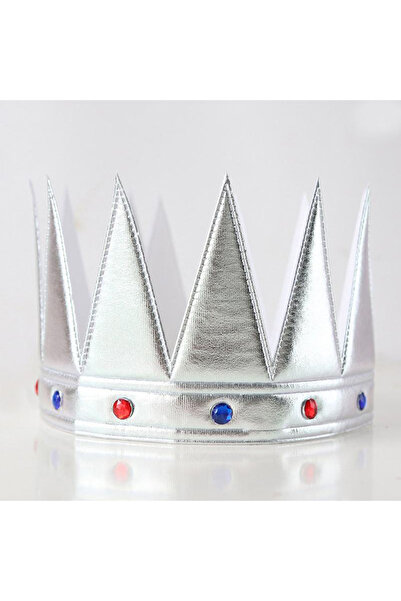 Skygo Ασημί Χρώμα Eva Soft King Royal Crown Συμβατό για ενήλικες Παιδιά 55 cm