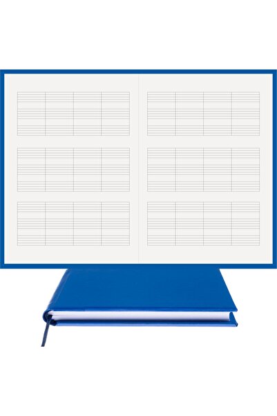 BİDEFTER كتاب موسيقى (نظام ثلاثي بدون مفتاح) 100% صناعة يدوية، خياطة يدوية (خ...