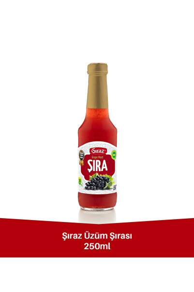 ŞIRAZ Doğal Üzüm Şırası 250 ml Cam Şişe