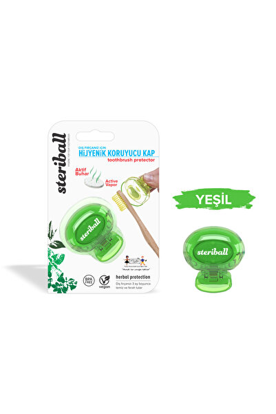 Steriball Diş Fırçası Koruma Kabı - Yeşil
