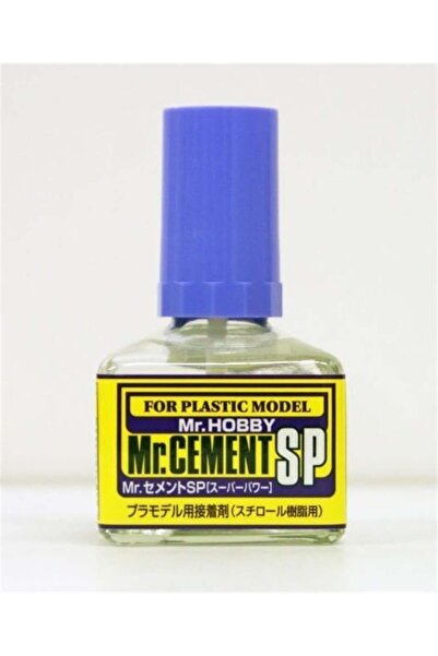 Mr.Hobby MC-131 40 ml. Mr.Cement SP, Hızlı ve Güçlü,İnceltilmiş Plastik Yapıştırıcısı