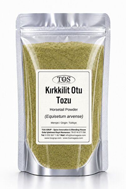 TOS The Organic Spices Kırkkilit Otu Tozu 100 gr At Kuyruğu (1. KALİTE) Equis...