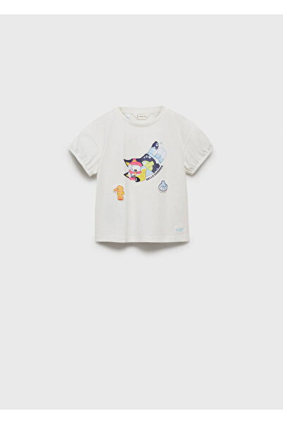 MANGO Baby T Shirt with Print Bluey