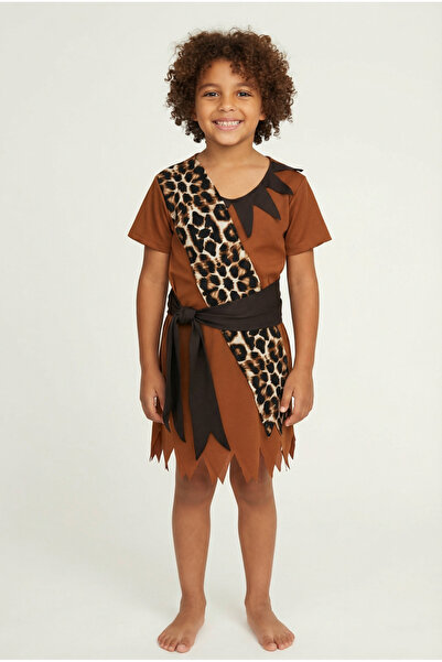 joyland Joyland Boys Tarzan Costume Set, 2-Piece with Leopard Print