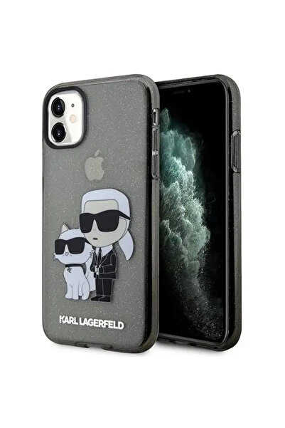 Karl Lagerfeld KLHCN61HNKCTGK iPhone 11 / Xr 6.1" black/black hardcase G...