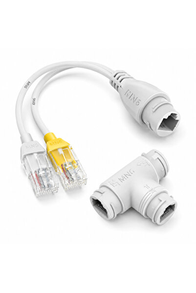 MN6 MN-PX2 PoE RJ45 Splitter Multiplexer Mux Combiner محول شبكة إيثرنت