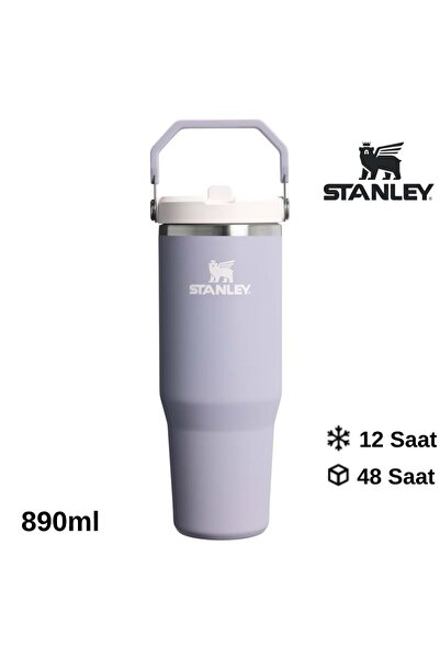 Stanley Buz Akışı ™   Flip Straw Tumbler 0.89L / 30oz Mor Toz