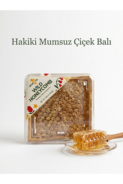 Seel From Anatolia Hakiki Petek Balı 500 gr - %100 Doğal Katkısız Ahşap Çerçe...