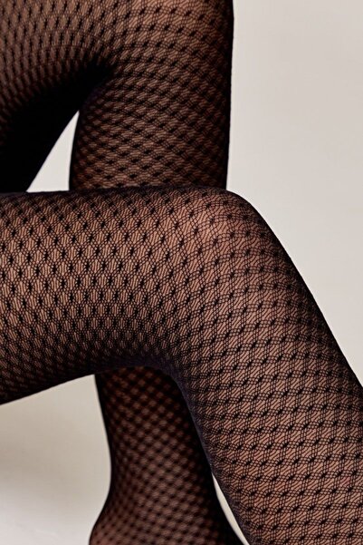Conte Elegant Ciorapi pentru copii cu model ajurat, Emily 40 Den - Nero, 104-...