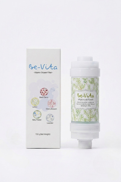 Be-Vita Phytoncide Forest C Vitaminli Aromatik Duş Filtresi - Saç Dökülme Karşıtı, Cilt Besleyici Klor ve Kireç Arıtıcı Duş Filtresi (150gr)