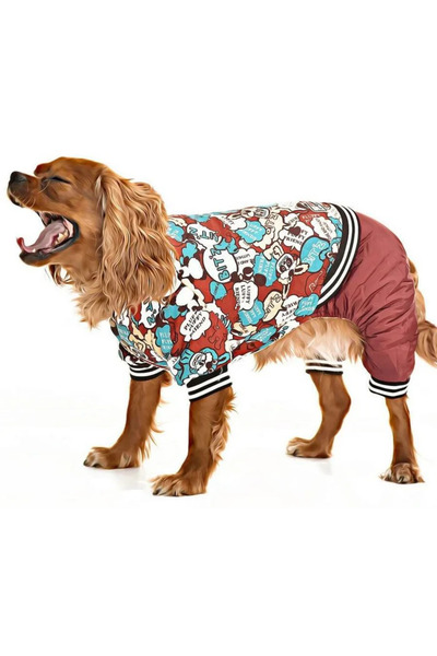 Petza Küçük ve Orta Irk Köpek Paçalı Mont - Bado