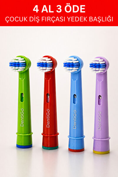 DentiGo Diş Fırçası Başlığı - Elektrikli Diş Fırçası Yedek Başlığı Çocuklar İ...