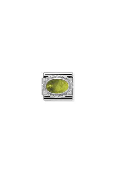 NOMİNATİON Composable Classic Stones In Stainless Steel With Sterling Silver ...