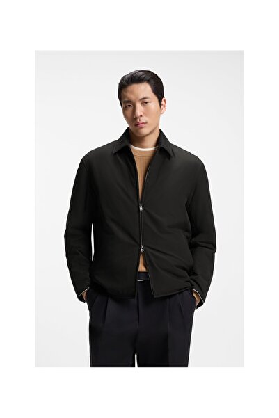 BOSS Su itici yüzeye sahip regular-fit ceket