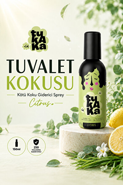 TUKAKA Tuvalet Öncesi Koku Giderici Sprey, Banyo ve Tuvalet Kokusu, Kötü Koku...