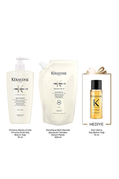 Kerastase Densifique Bain Densité Refill Şampuan Seti Bain Densité Refill Şam...