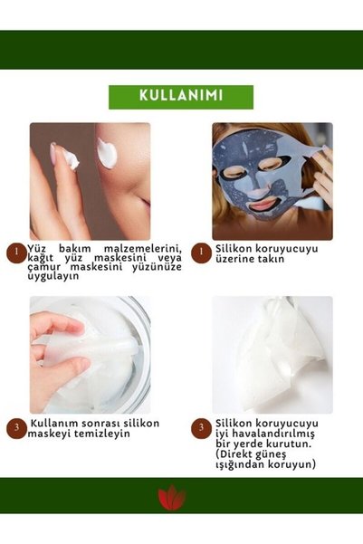 UQMO White Face Mask - Fixing and Protective, Paper Mask