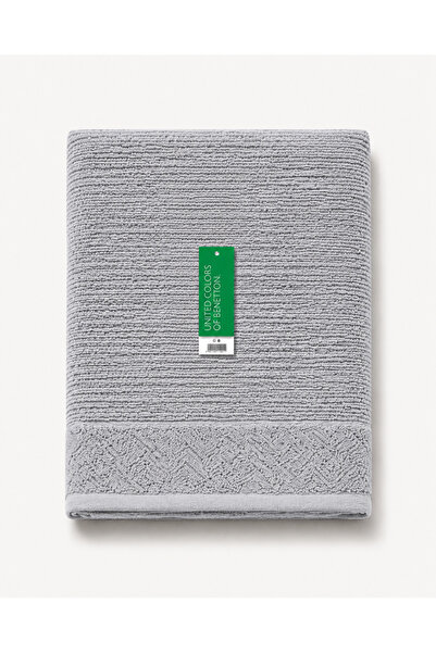 United Colors of Benetton Be-0829-Gy 100% Cotton Gray 70X140 cm Bath Towel