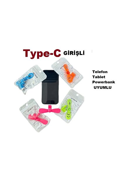 edu note en şekil Taşınabilir Mini usb fan Type-C Girişi Vantilatör Fan Serin...