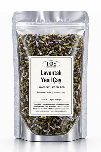 TOS The Organic Spices شاي اللافندر الأخضر - 40 جم (1. الجودة) شاي اللافندر ا...