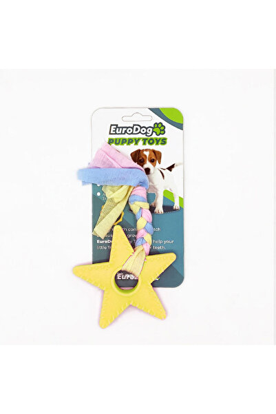 Eurodog GLBLSEME Puppy T Yellow Star Tooth (205756) لعبة للخدش (205756)