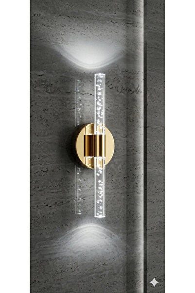 BACKHOME Bubbleflux Small 31 cm Modern Design Led Sconce - Wall Lamp - Gold -...