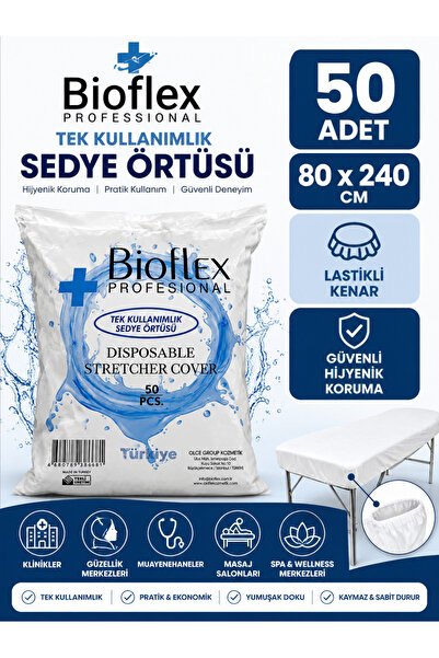 bioflexprofessıonal tek kullanımlık sedye örtüsü Disposable Stretcher Cover D...