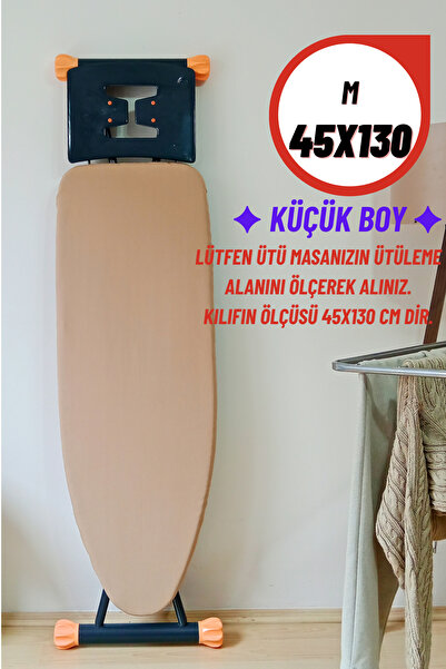 ASEV HOME Ütü Masası Kılıfı Keçeli ısıya dayanıklı ipli büzdürmeli stoperli ö...