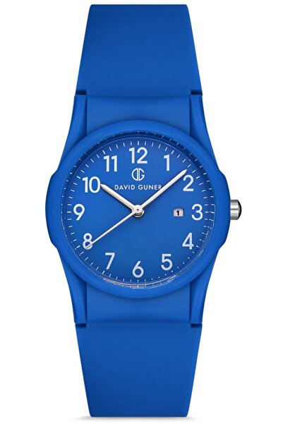 DAVID GUNER Men's Wristwatch Blue Dg-8463Ld-H3 Steel Band Quartz Movement Wat...