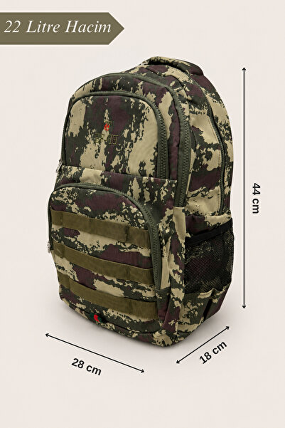 LÖFFLER Multi-Compartment 22 Liter Unisex Lined Waterproof Backpack School Bag