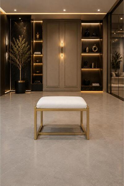larissa design PUF & Bench