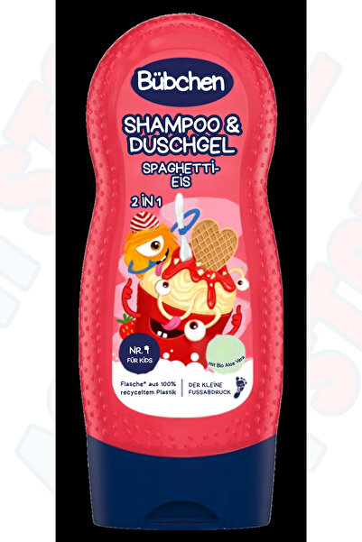 Bübchen - Children's Shampoo & Shower Gel 2 in 1 Spaghetti-Eis 230 ml
