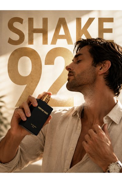 PERFUME SHAKE Men's Fresh Spicy Eau de Parfum 50ml, Bergamot Pepper Lavender Cologne, Long Lasting Bold Fragrance for Men