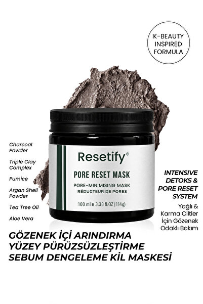 RESETIFY Pore Reset Arındırıcı Kil Maskesi 100 ML