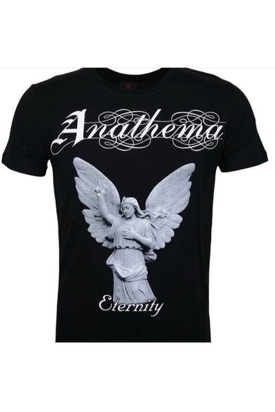 StüdyoÜmitTişört Anathema Eternity Metal Band - Μπλουζάκι από χτενισμένο βαμβ...